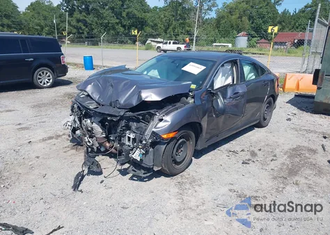 2018 Honda Civic Lx from USA, damaged, VIN 19XFC2E5XJE013719